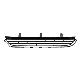2015 Fiesta-SEDAN Bumper Grille